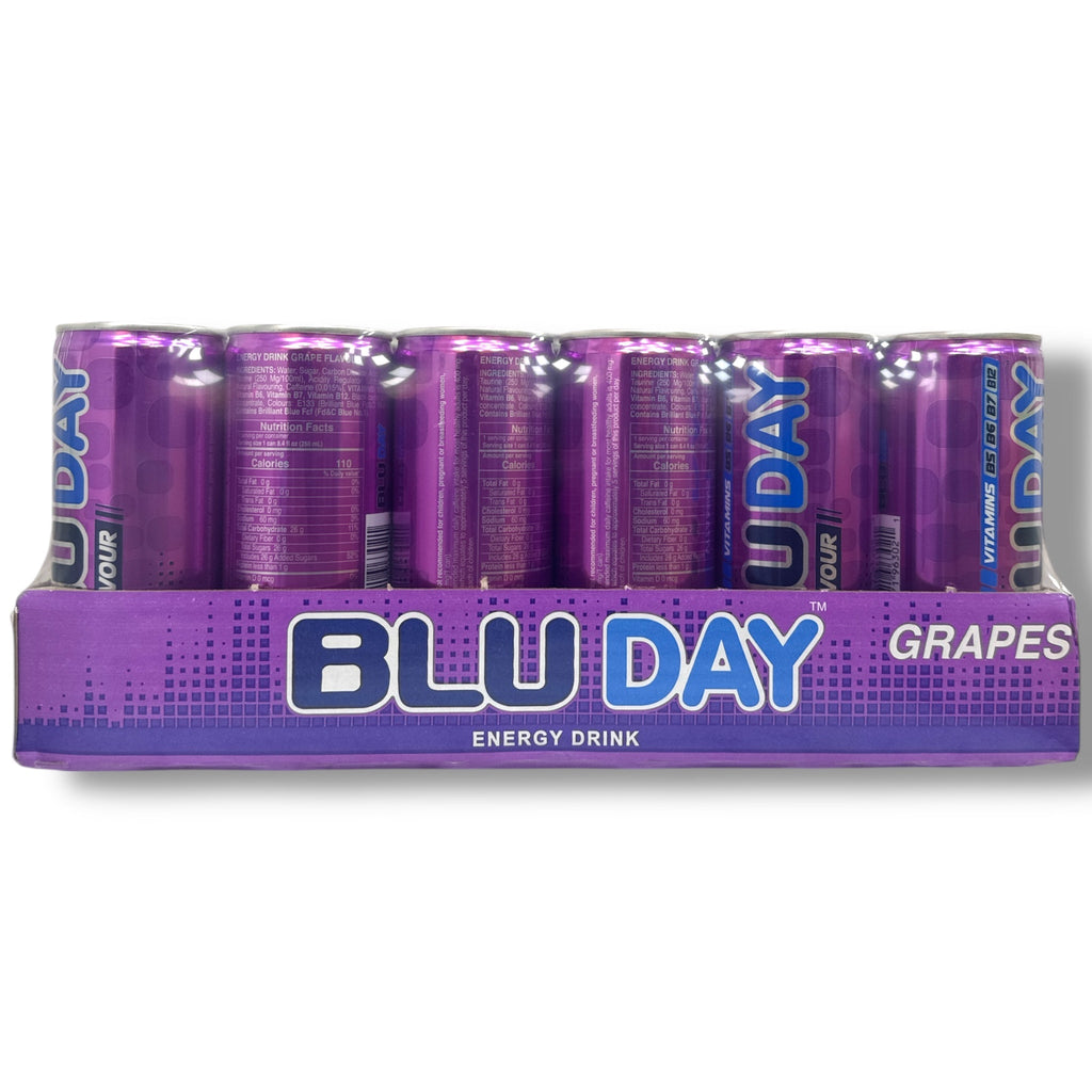 Blu Day Grapes Energy Drink 24-Pack