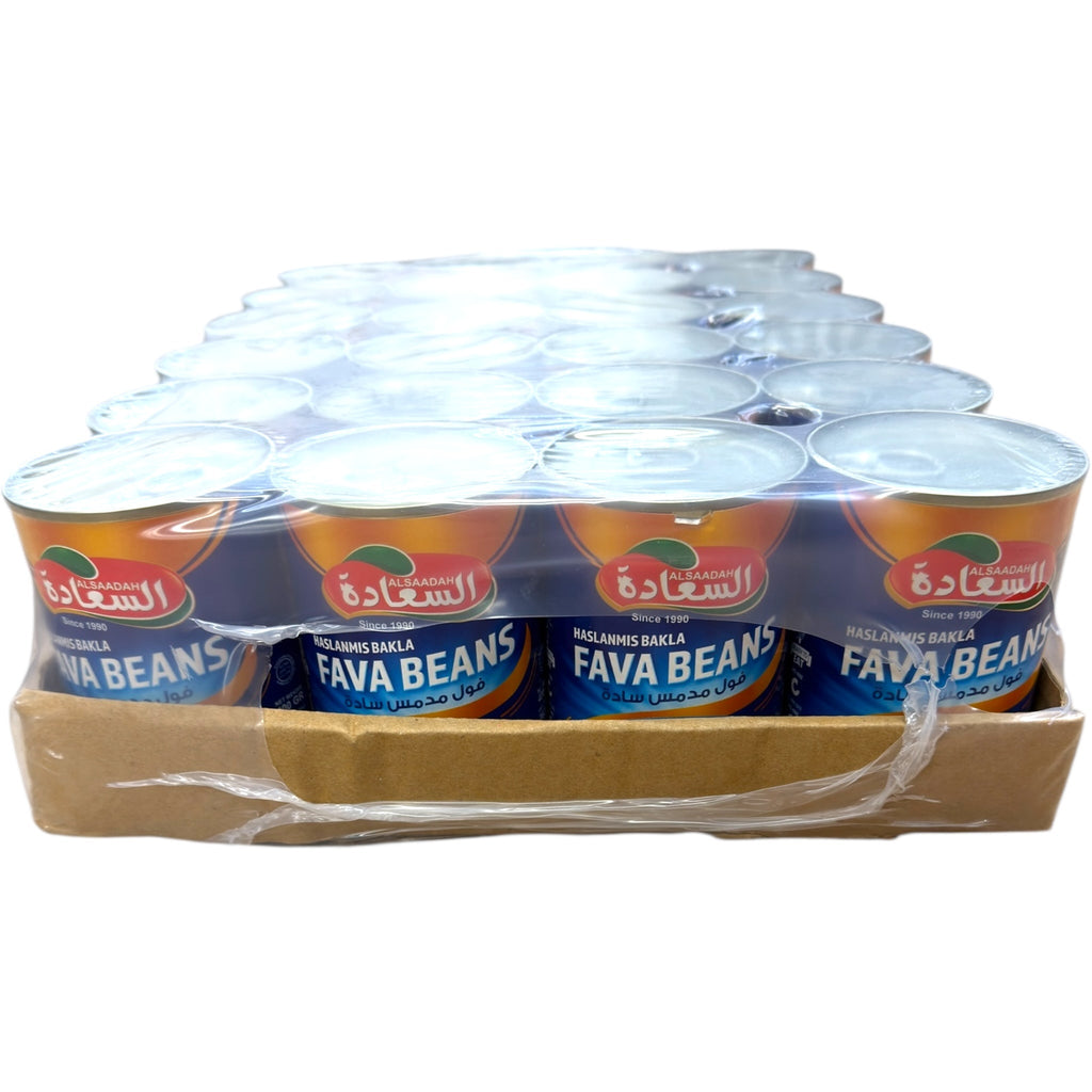 Alsadah Cooked Fava Beans Case of 24