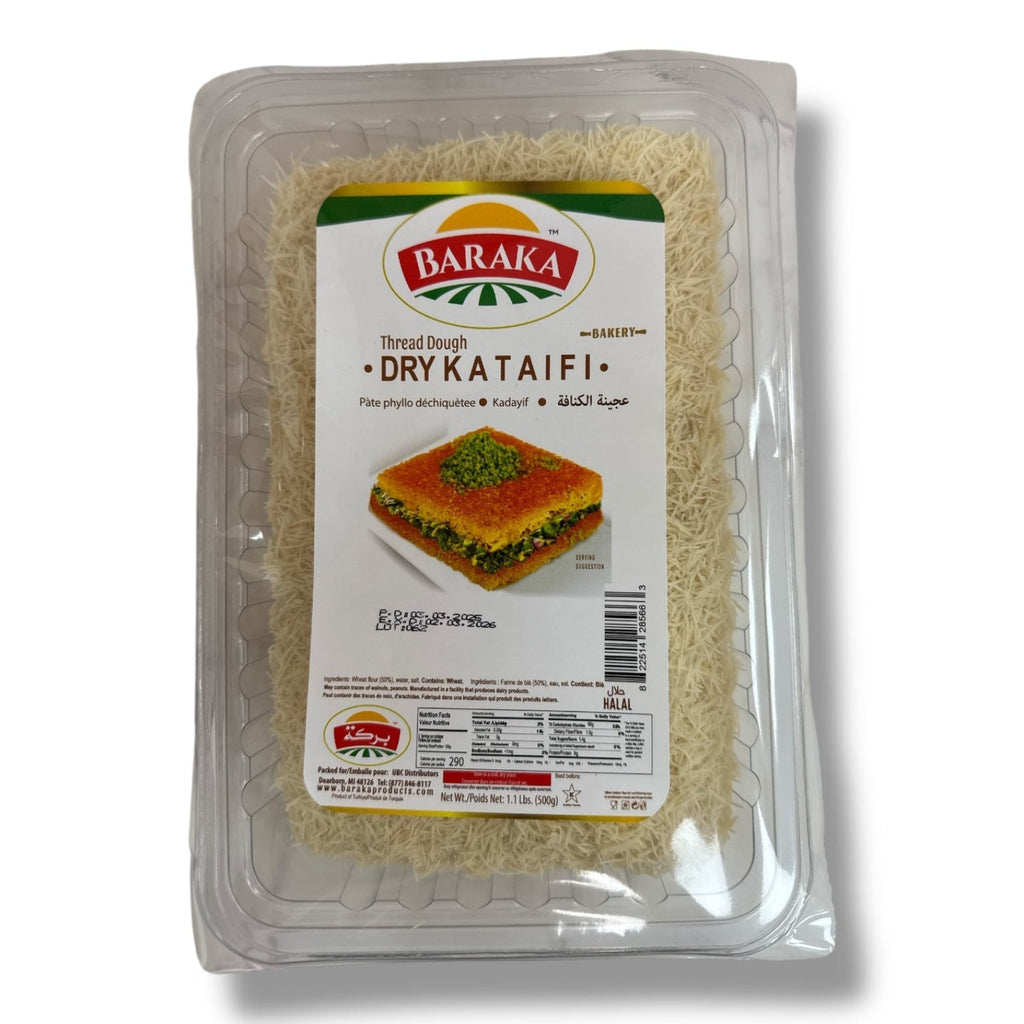 Baraka Dry Kataifi Dough 500g for Kunafa & Pastries