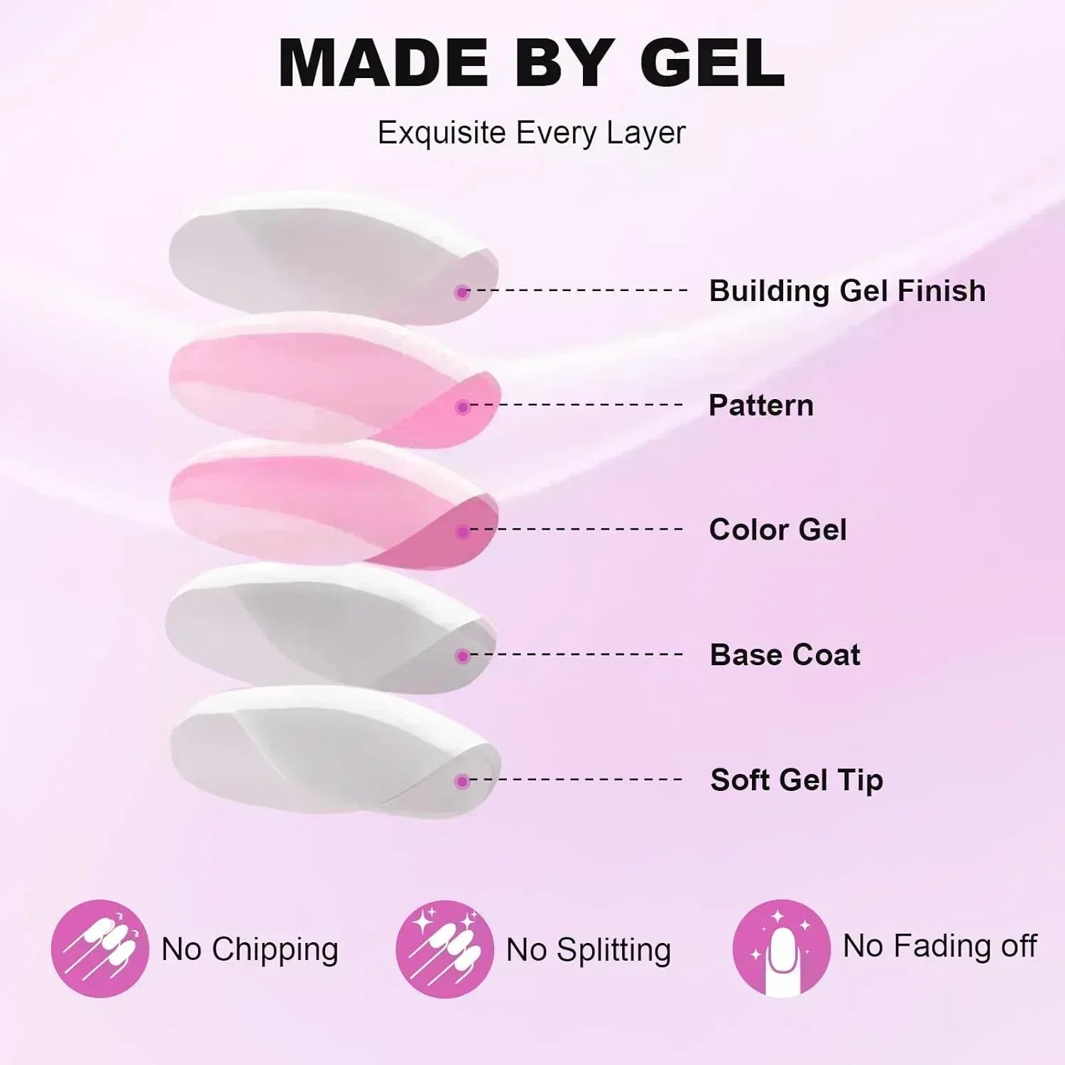 Starlight Shimmer Coffin Nails  - Press on Nails