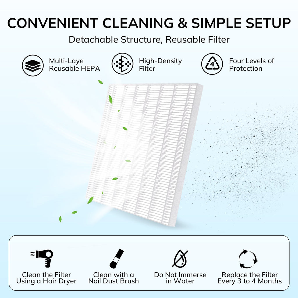 Pure Lite Nail Dust Collector - White