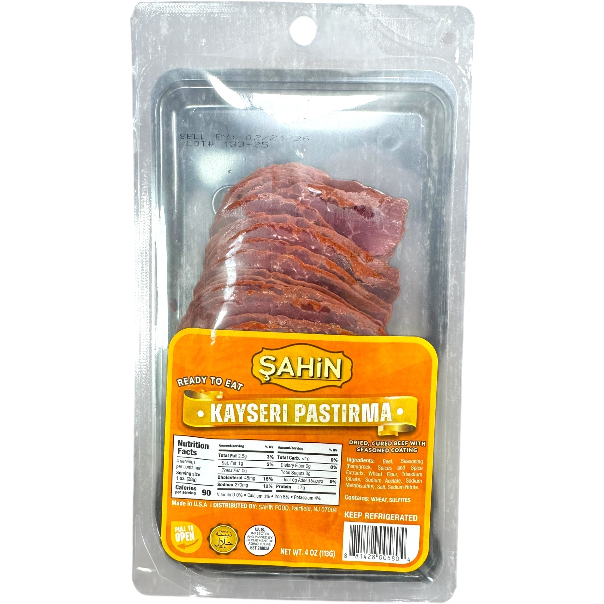 Authentic Kayseri Pastirma Air-Dried Beef