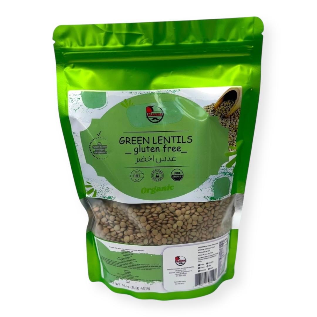 Organic Green Lentils – High Protein and Fiber