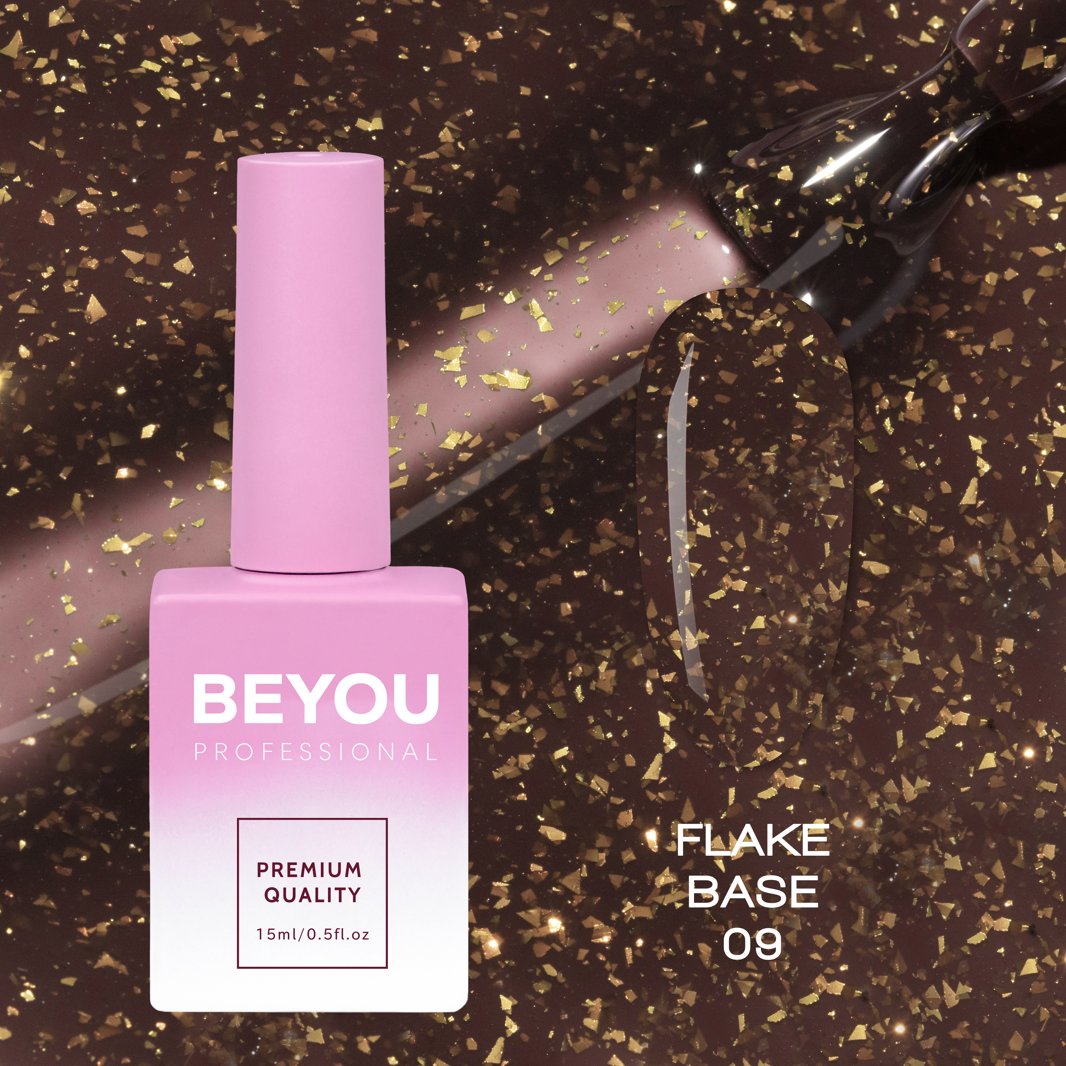 BEYOU Professional Flake BASE 09(Fall collection) 15ML