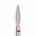 Elite Embrace Professional 2.3*10 mm Flame Nail Drill Bit Red