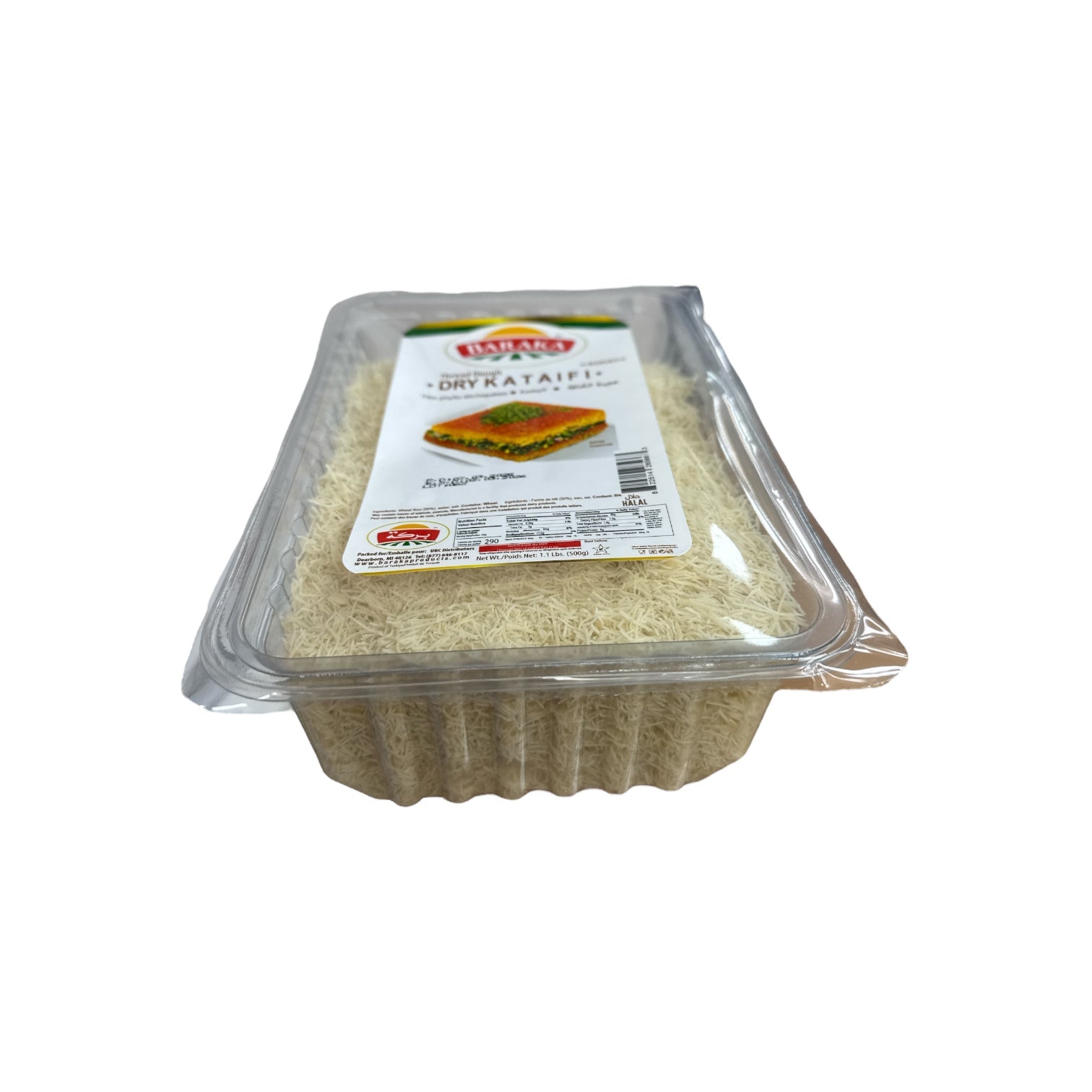 Baraka Dry Kataifi Dough 500g for Kunafa & Pastries