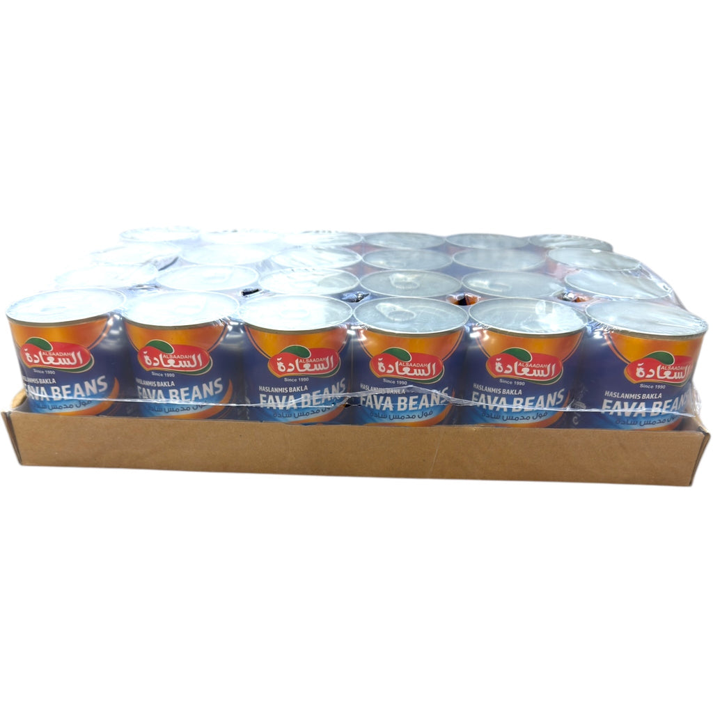 Alsadah Cooked Fava Beans Case of 24