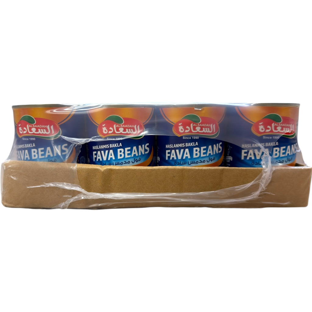 Alsadah Cooked Fava Beans Case of 24