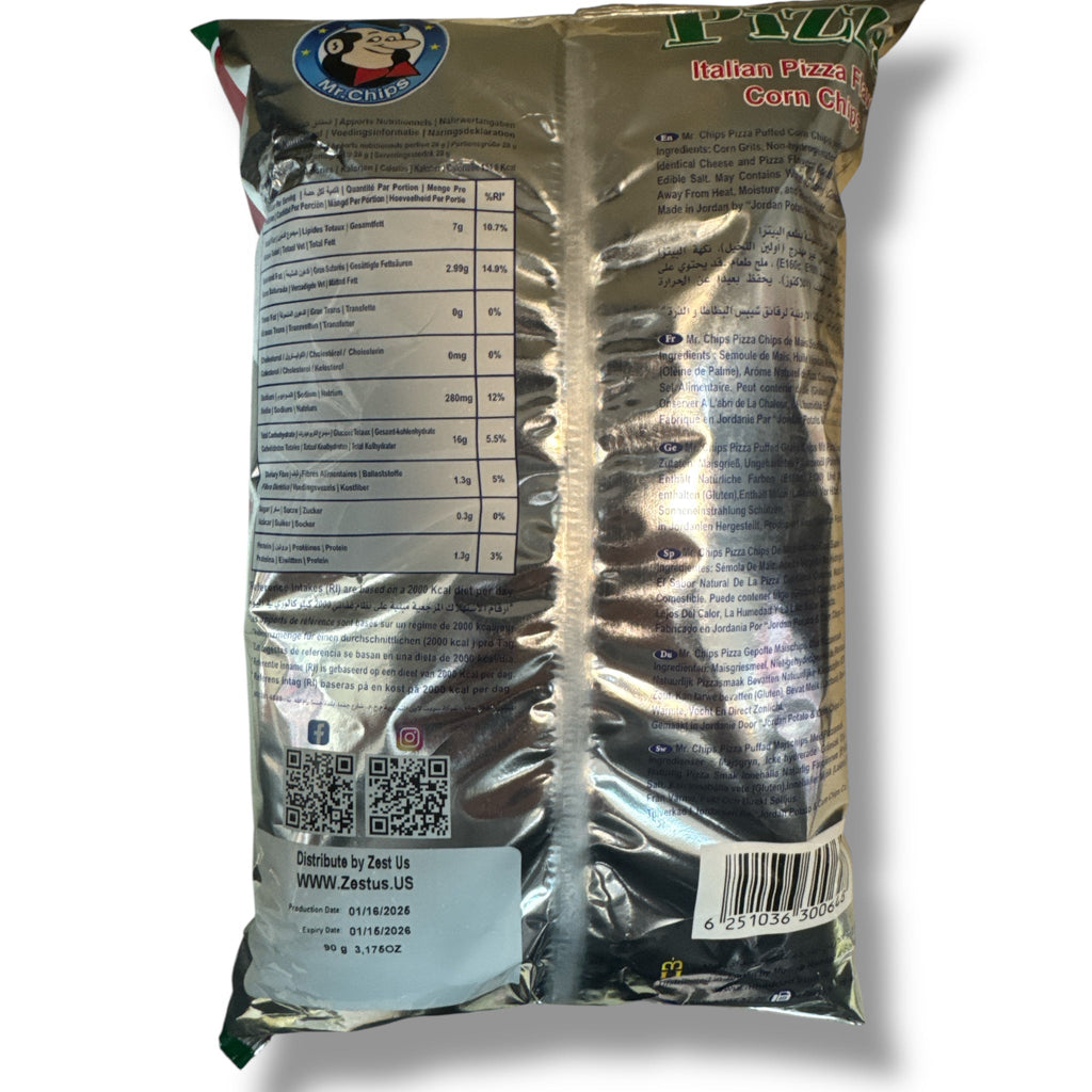 Mr.Chips Pizza Chips – Crunchy Gourmet Snack