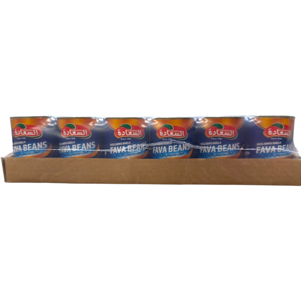 Alsadah Cooked Fava Beans Case of 24