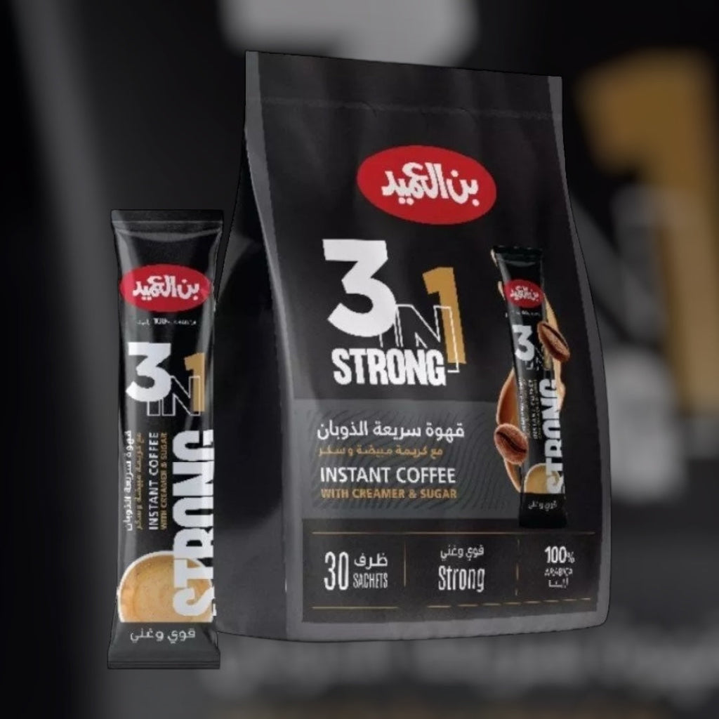 Al Ameed 3in1 Strong Coffee Mix – Instant Rich Flavor