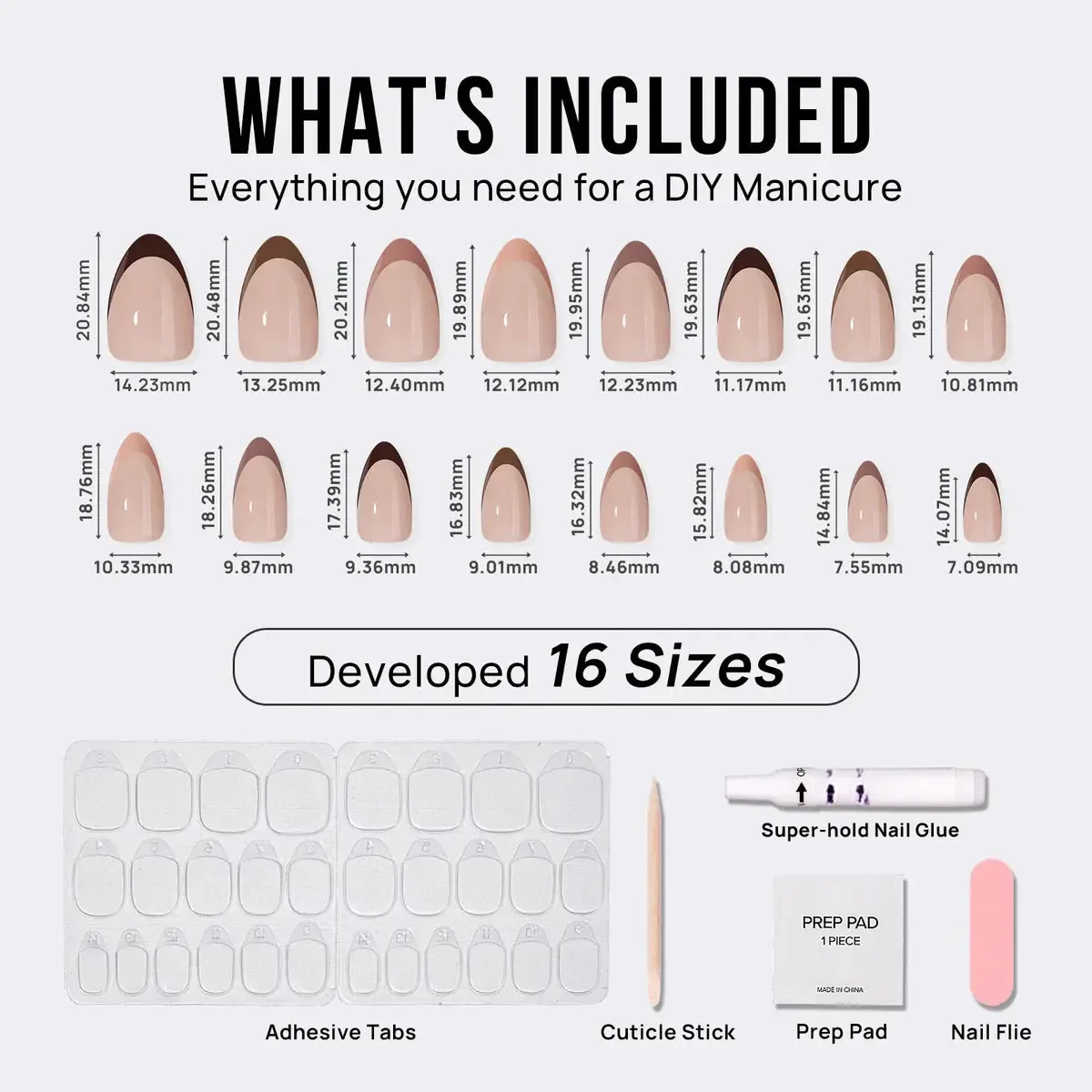 Mocha Muse Almond Nails - Press On Nails