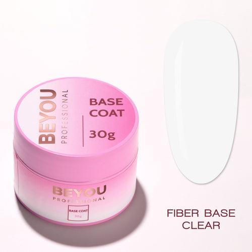 BEYOU Professional Fiber Rubber Base Clear 30ml