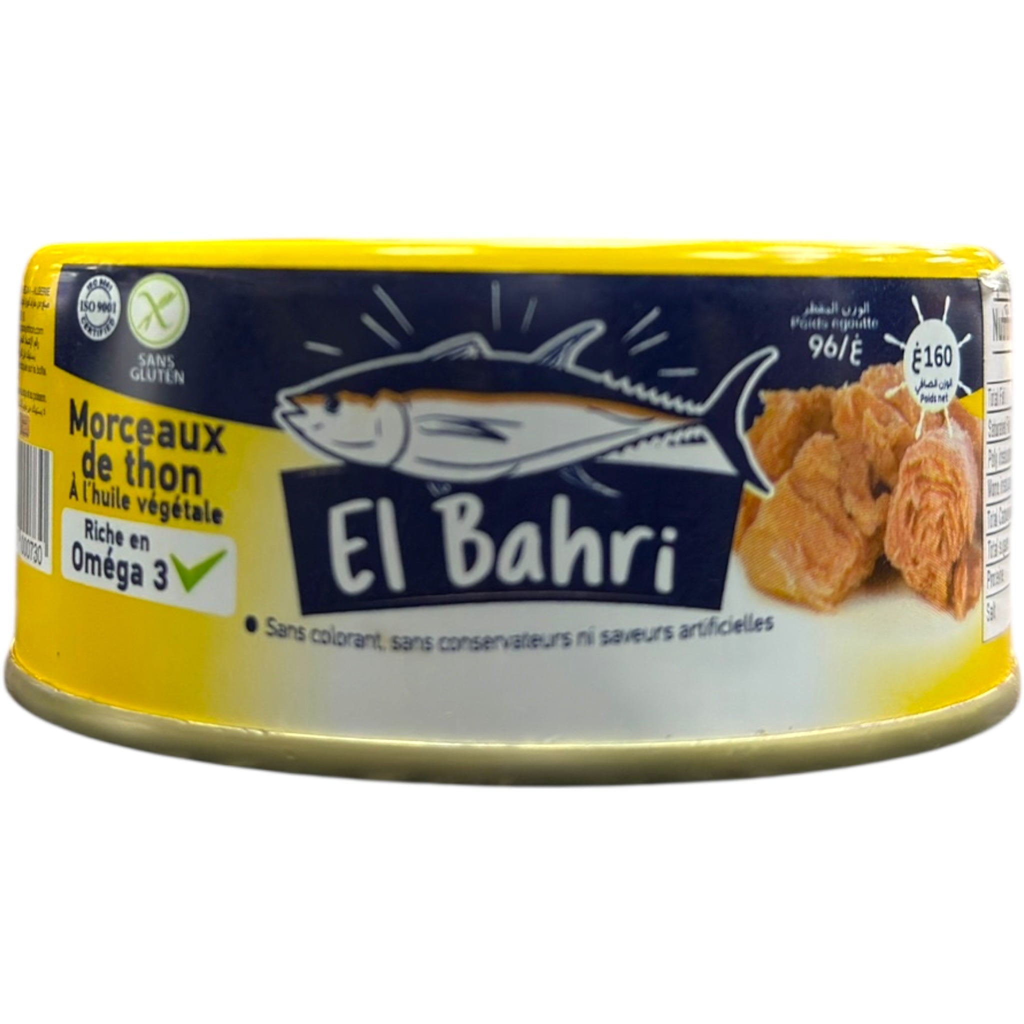El Bahri Tuna In Vegetable Oil – 160g Canned Seafood