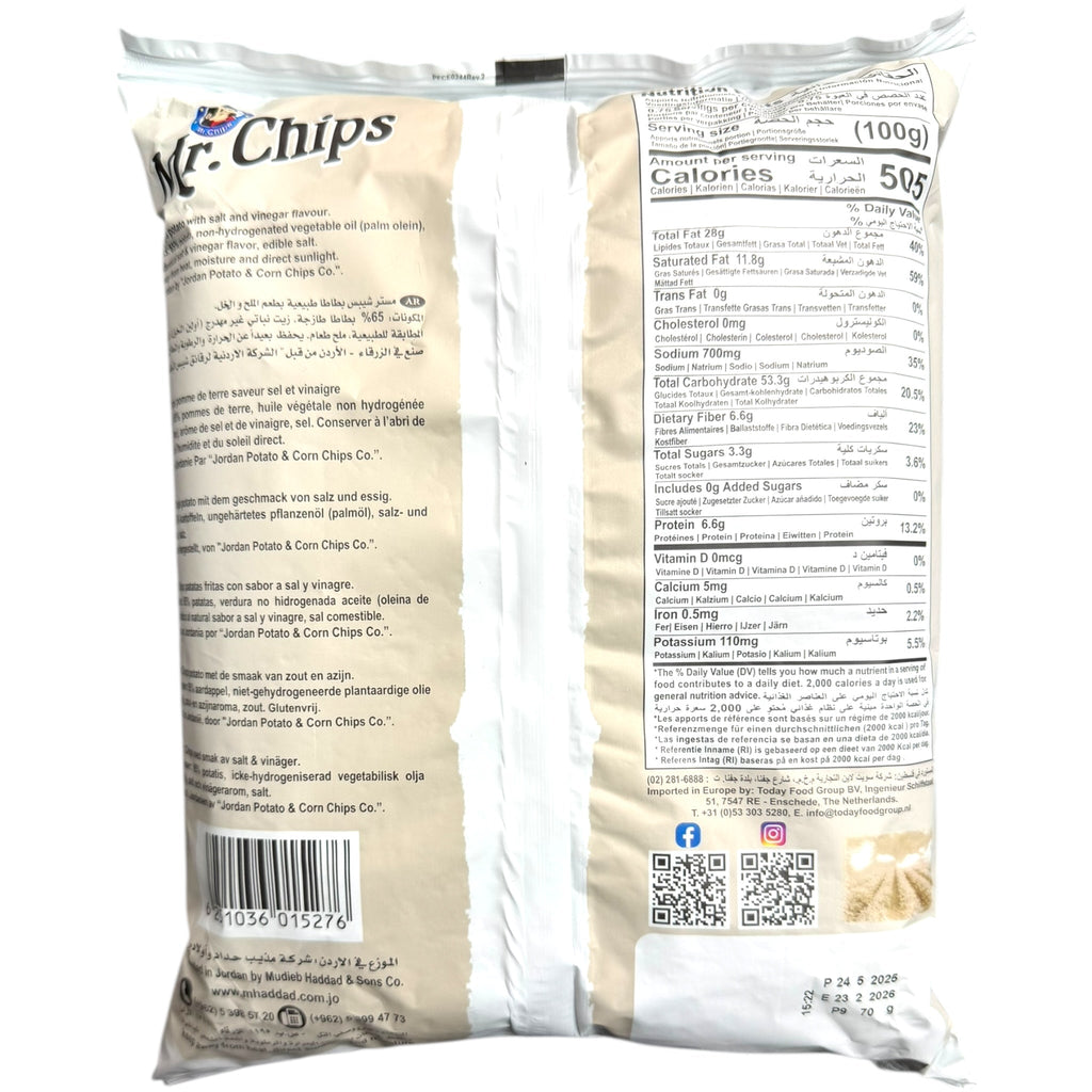 Mr.Chips Salt Vinegar Crisps 70g – Crispy Savory Snack
