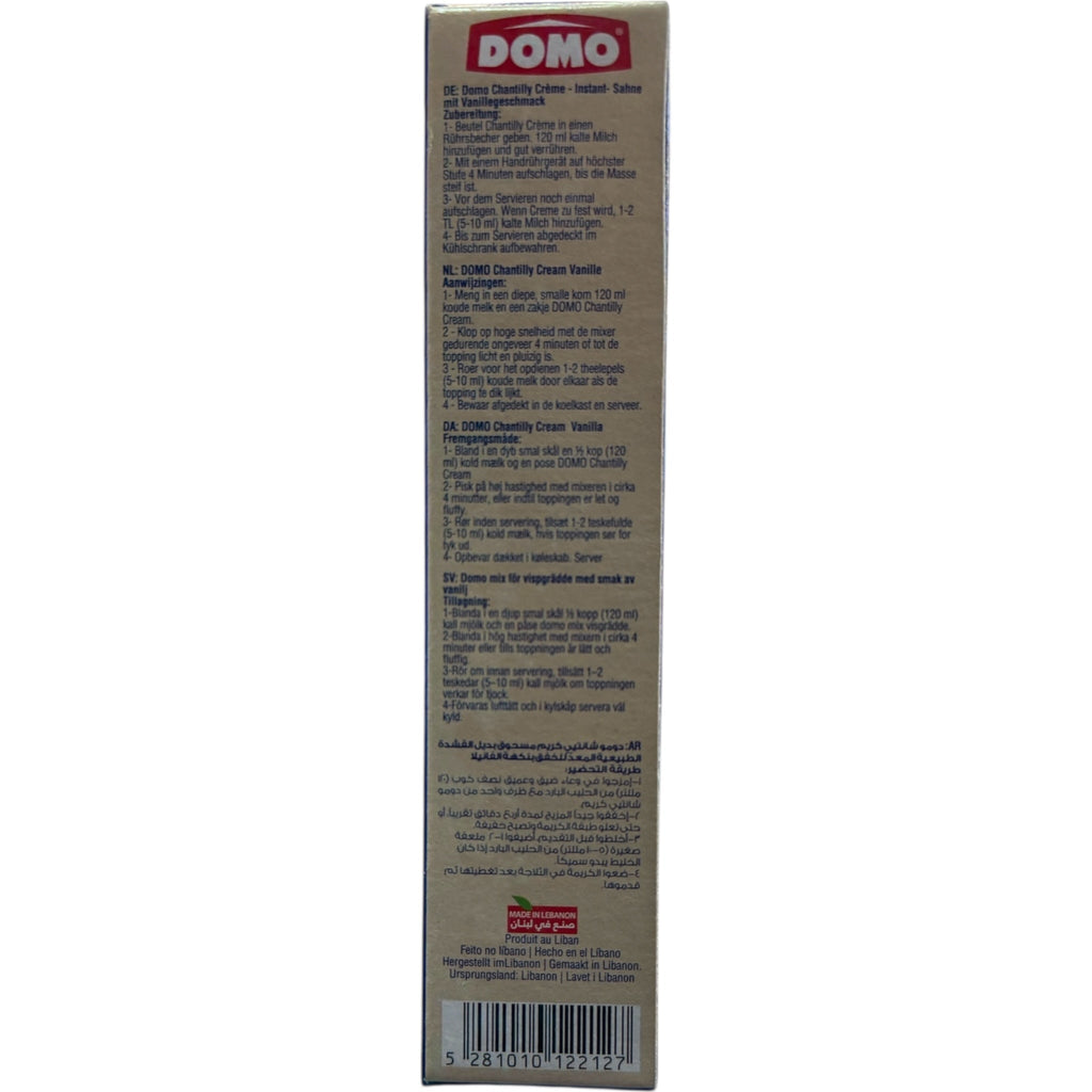 domo – Whipped Cream Vanilla Flavour