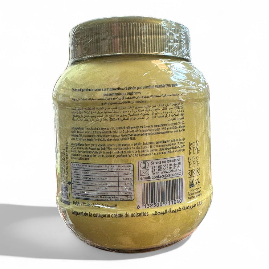 elmordjene Cebon El Mordjene Creamy Hazelnut Chocolate Spread 700 Gr