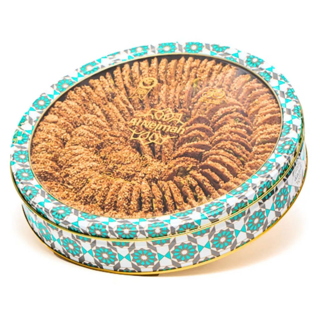 Al Nejmah Sweets – Barazek Crispy Pistachio Sesame Cookies