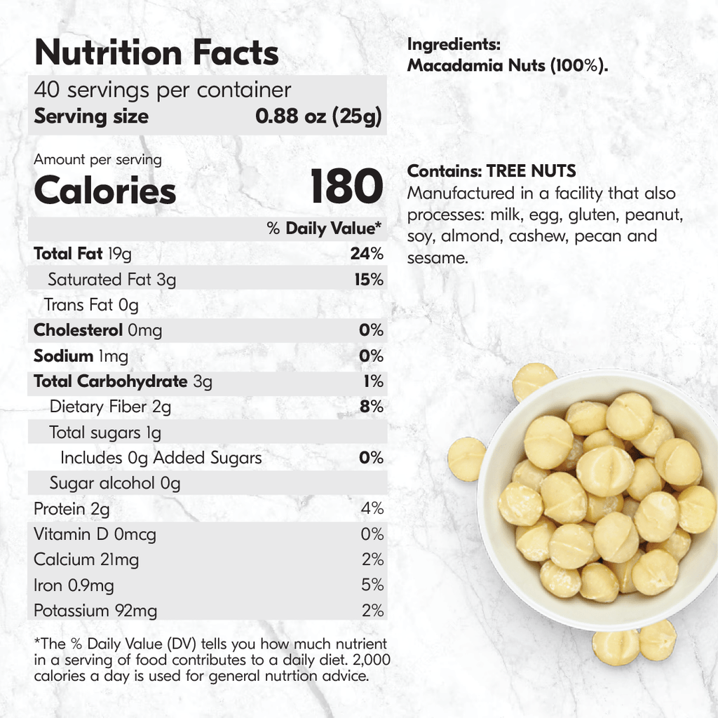 Raw Macadamia Nuts (2 lbs)