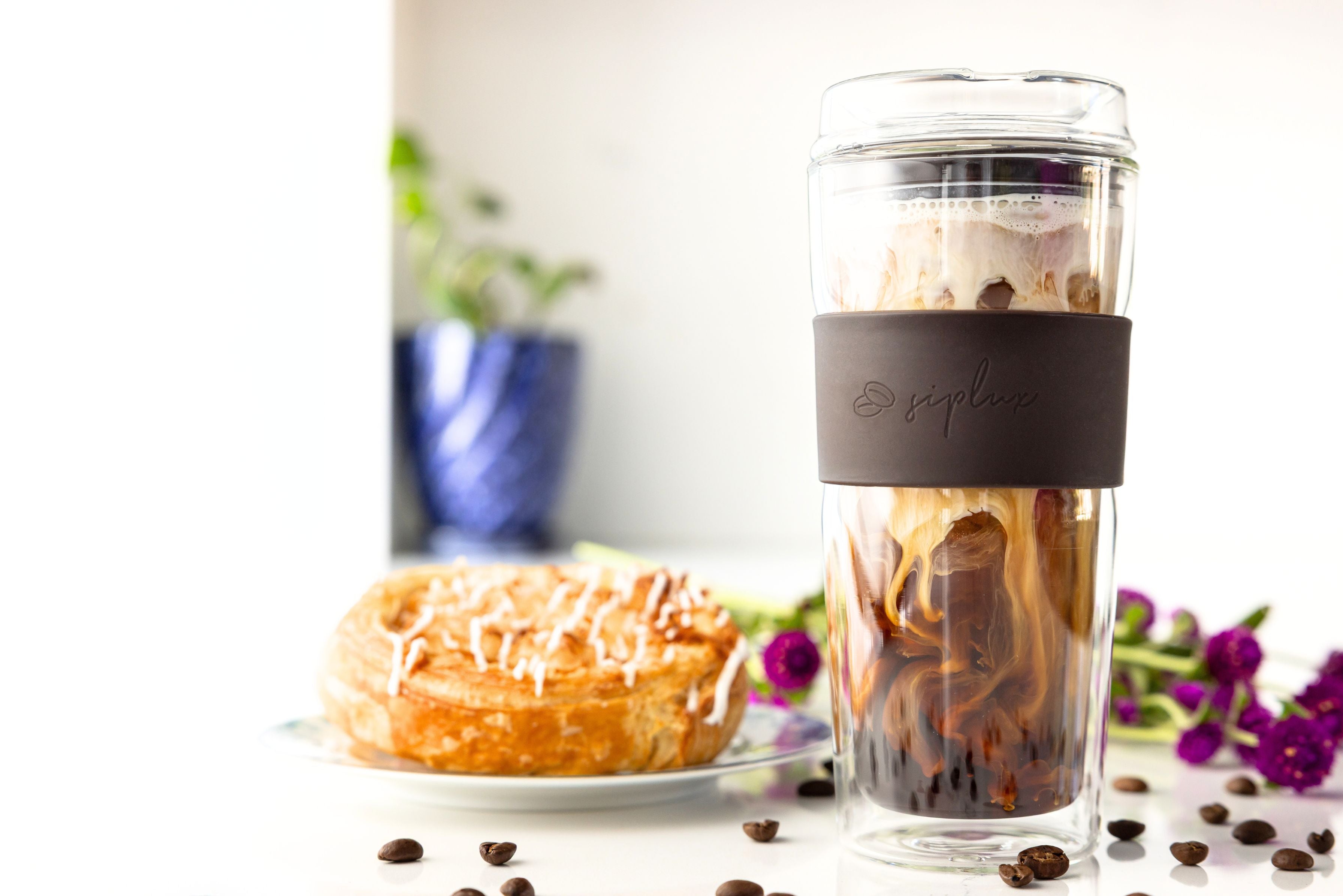 SipLux™ Glass Travel Cup