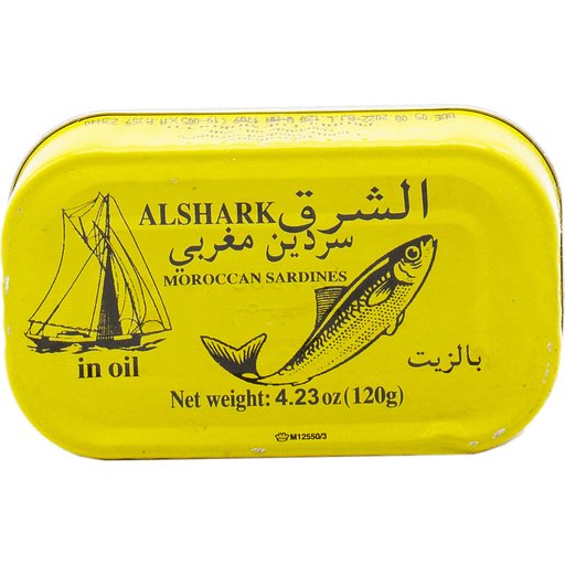 Alshark Moroccan Sardines In Oil 120g