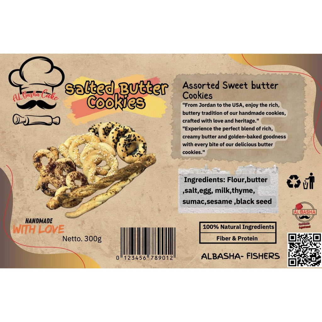 Assorted Salted Butter Cookies – Mediterranean Ingredients