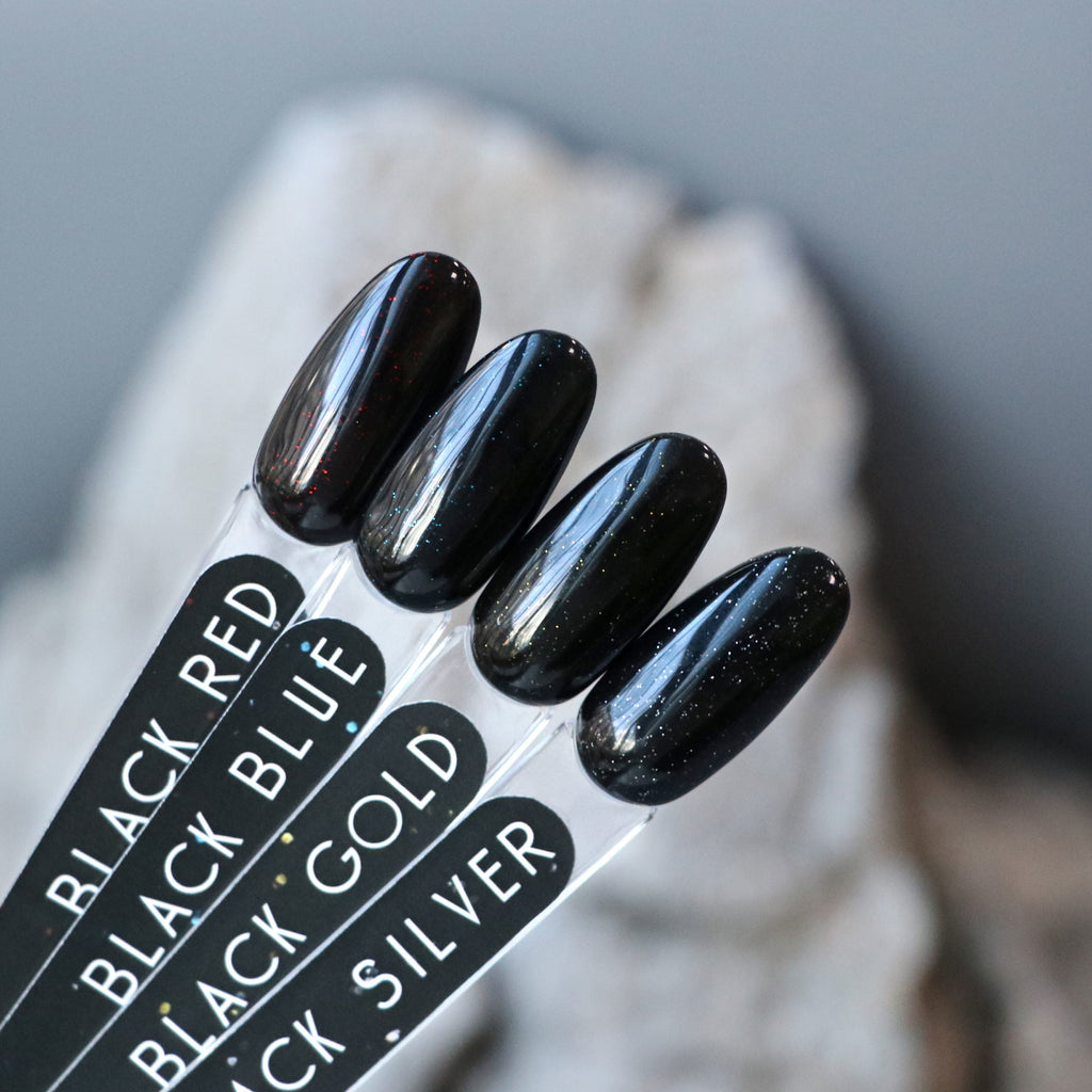 Komilfo Gel polish “Black”(Red,Blue,Gold,Silver) 8 ml