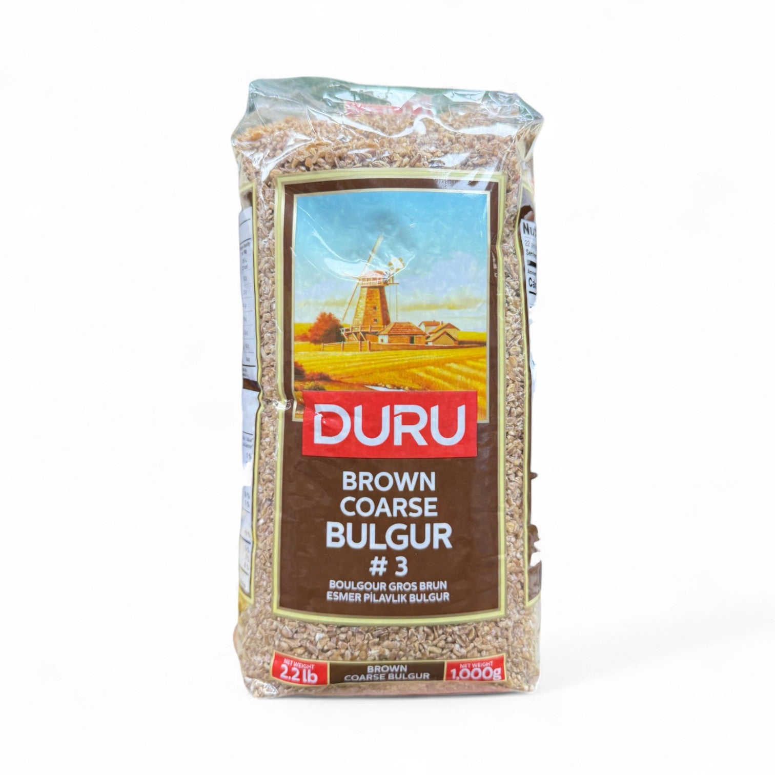 Duru Brown Coarse Bulgur 1KG – Nutritious Whole Grain