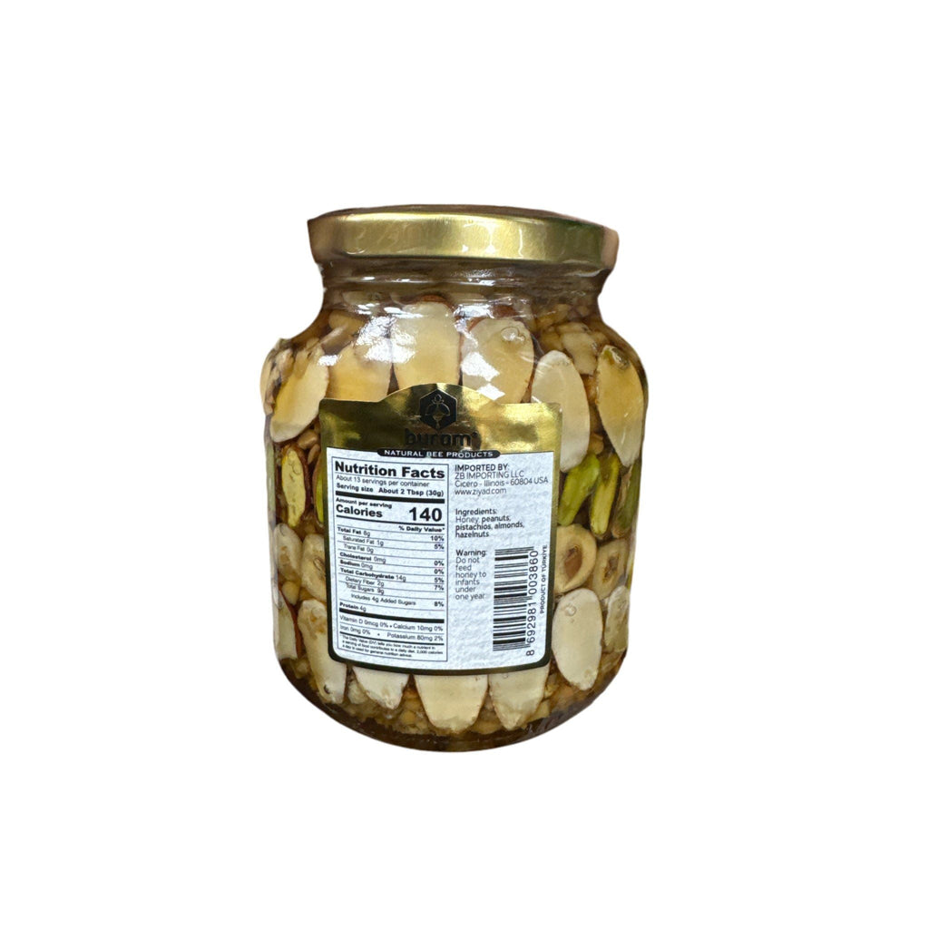 Buran Honey With Nuts – 14 oz