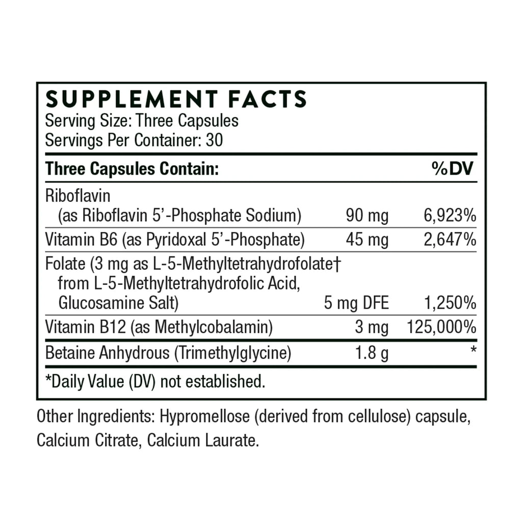 Thorne Methyl-Guard Plus - Gluten & Dairy-Free, 90 Capsules - Clearance Sale