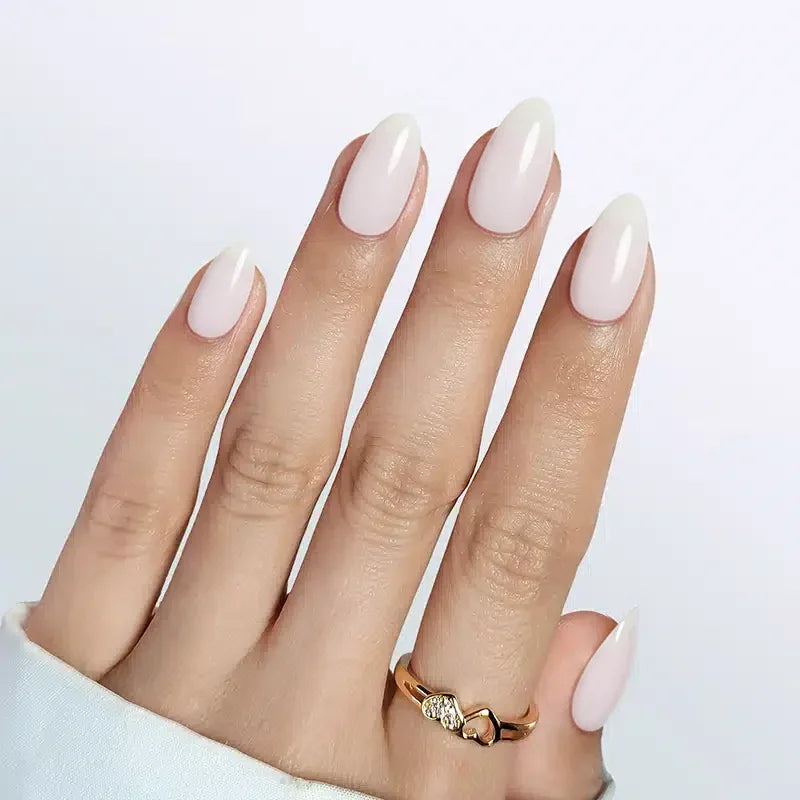 Milky Way Almond Nails  - Press on Nails
