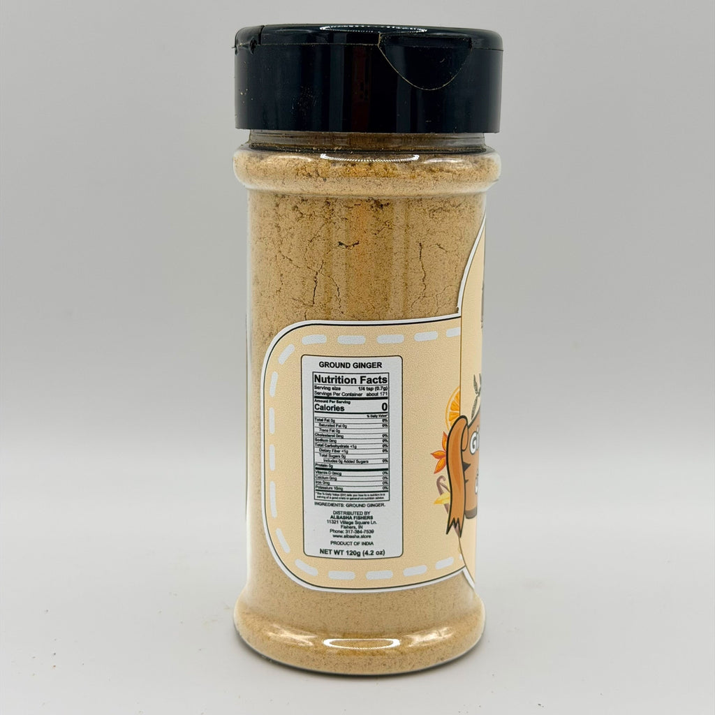 ALBASHA Ground Ginger - Premium Spice for Cooking, Baking, and Digestive Health