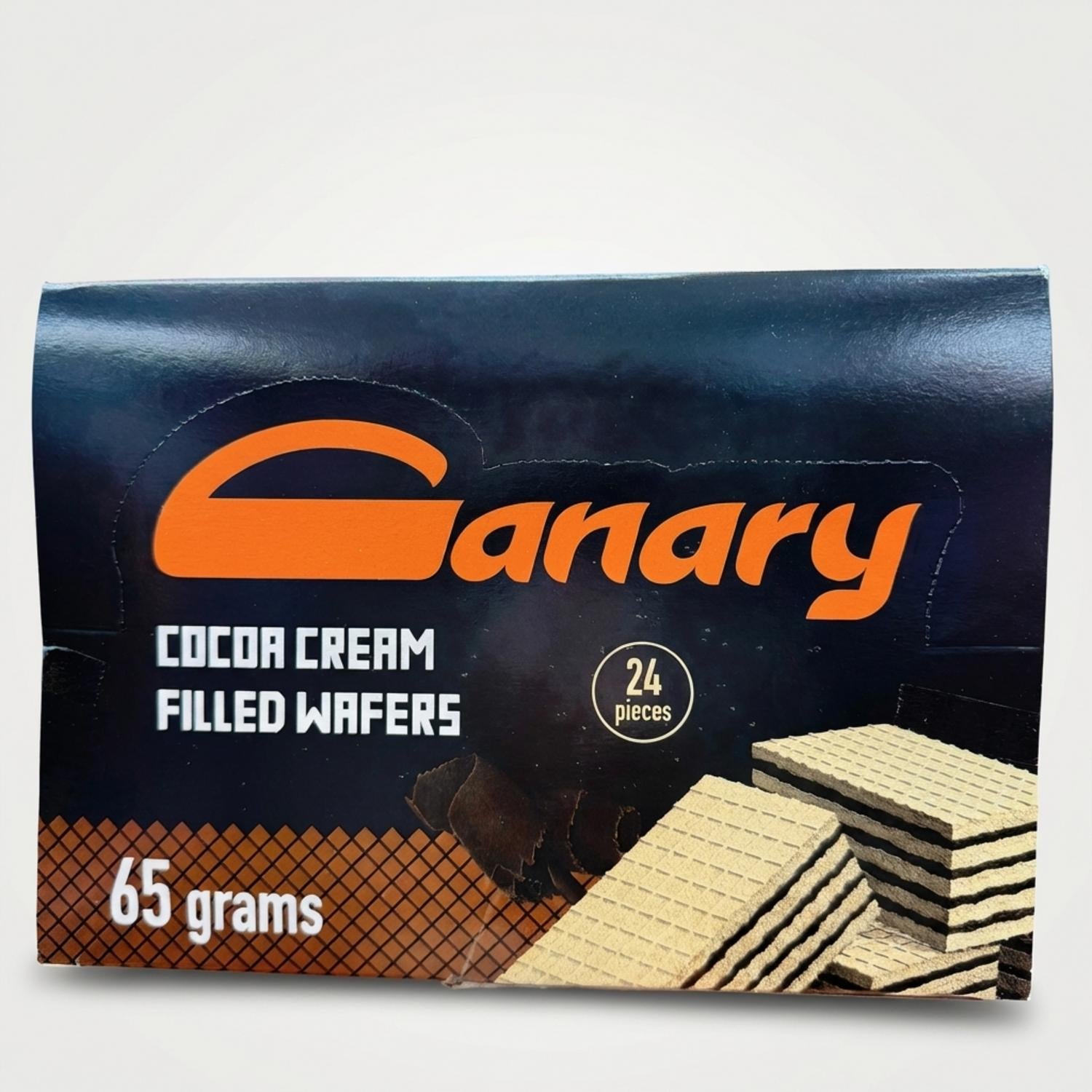 Canary Cocoa Cream Filled Wafers box of 24 pc