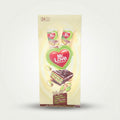 Wafer - Chocolate Pistachio Cream by Mr. Love box of 24 (400g)