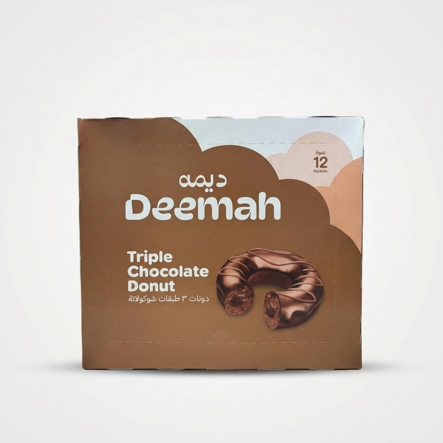 Deemah Triple Chocolate Donut box of 12pc