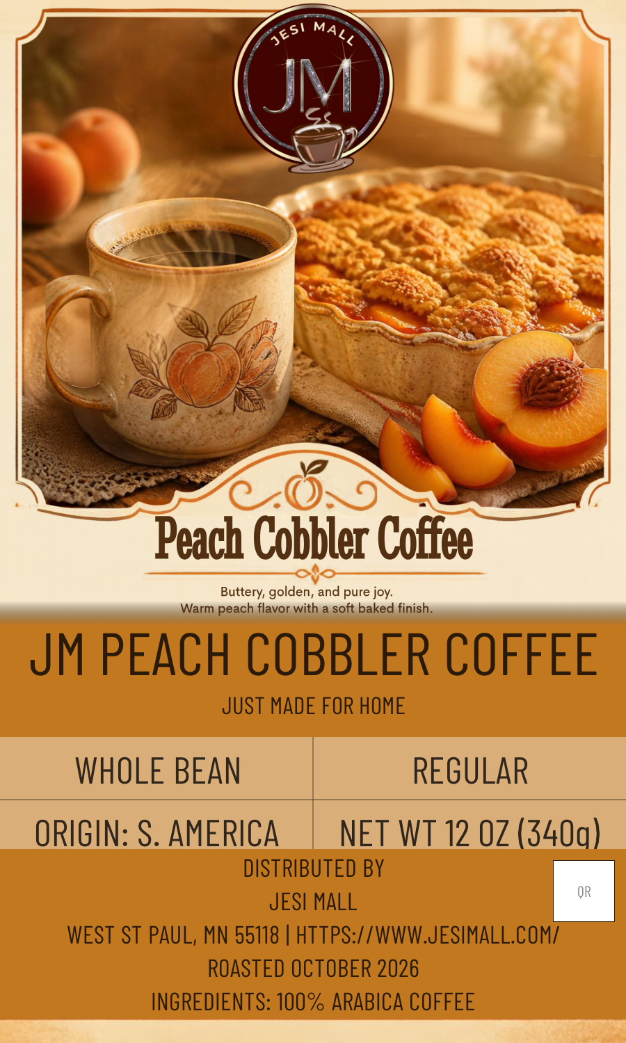 [partner-connect-label] JM Peach Cobbler Coffee