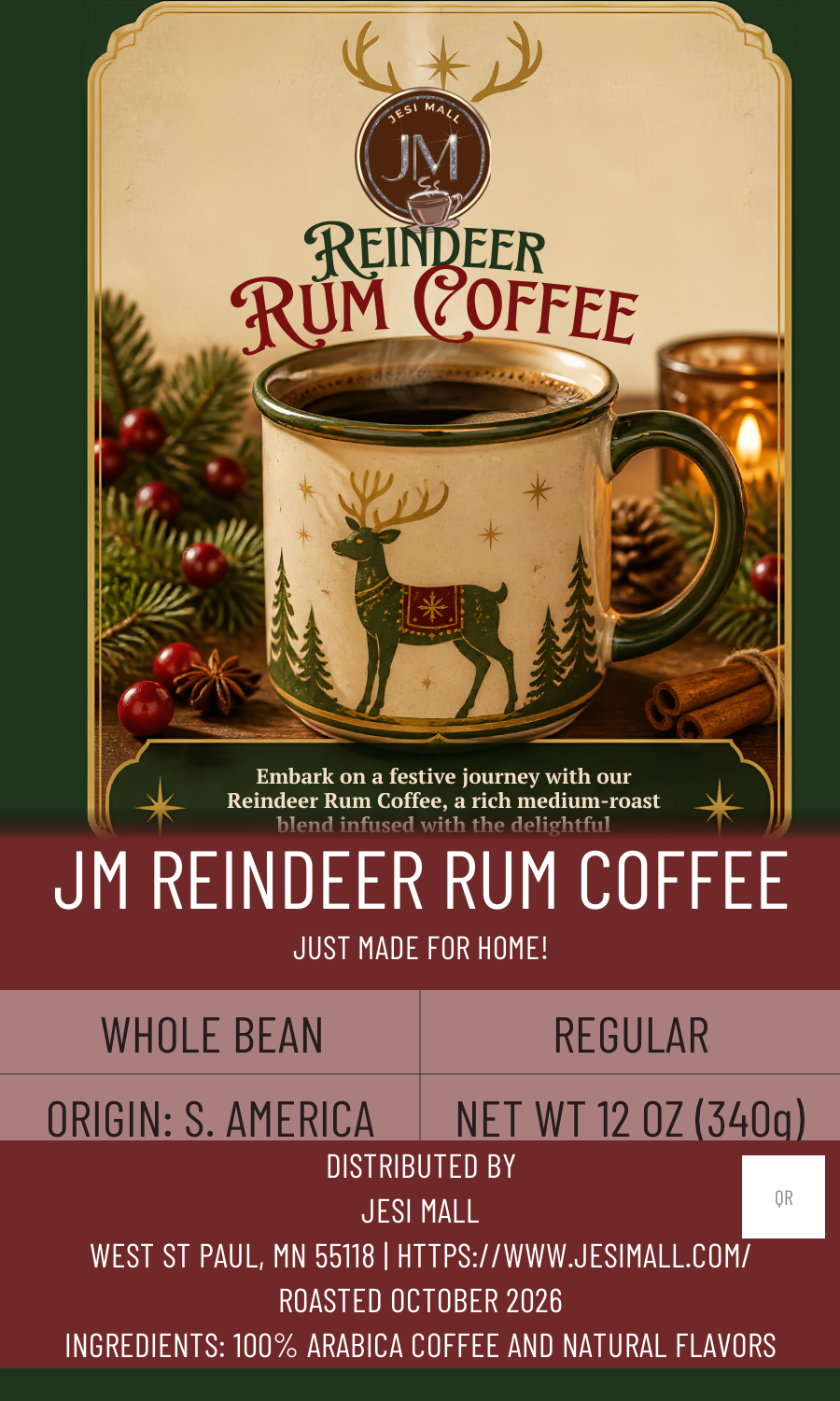 [partner-connect-label] JM Reindeer Rum coffee