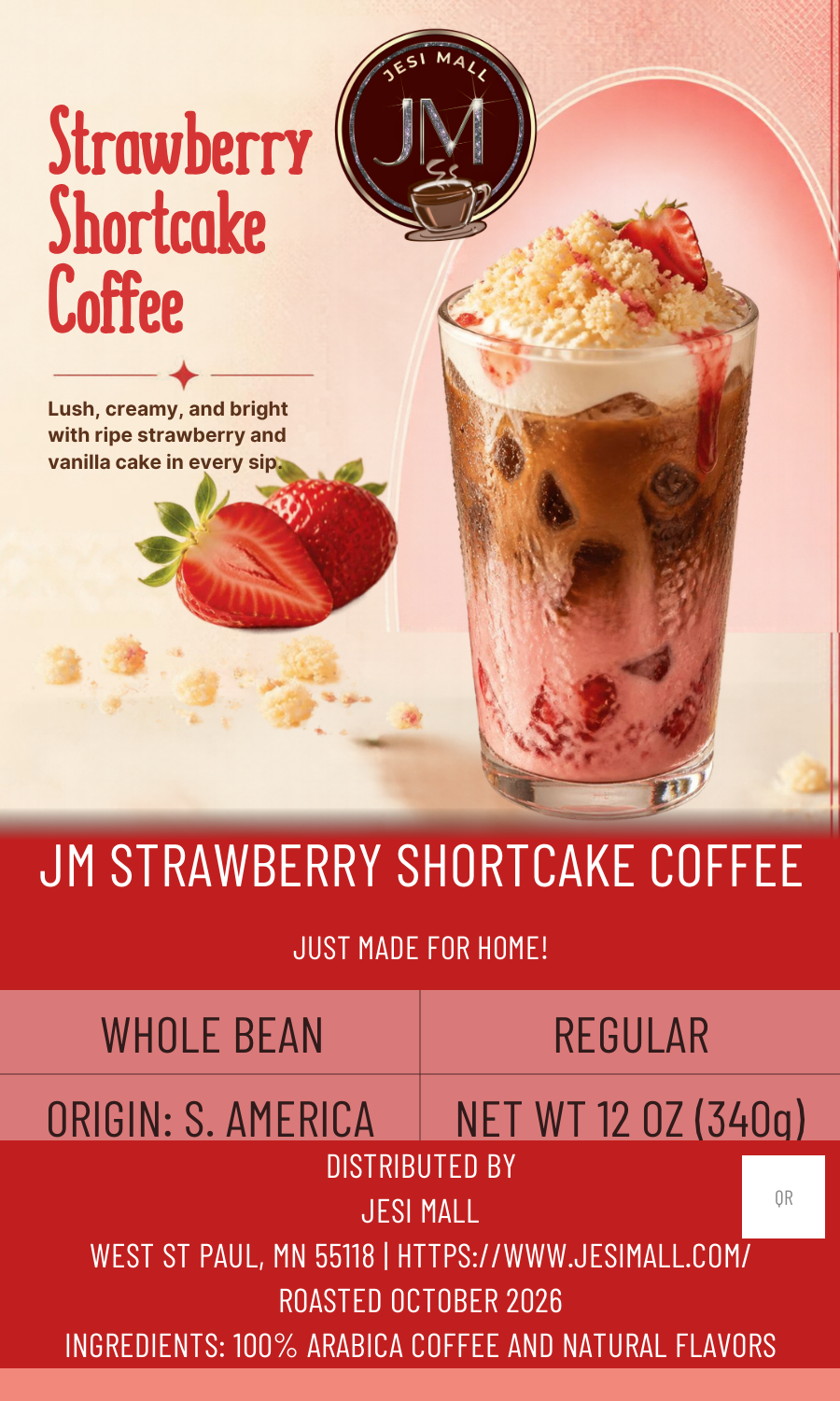 [partner-connect-label] JM Strawberry Shortcake Coffee