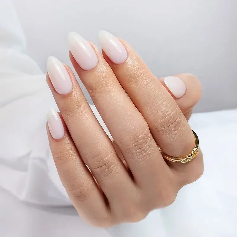Milky Way Almond Nails  - Press on Nails