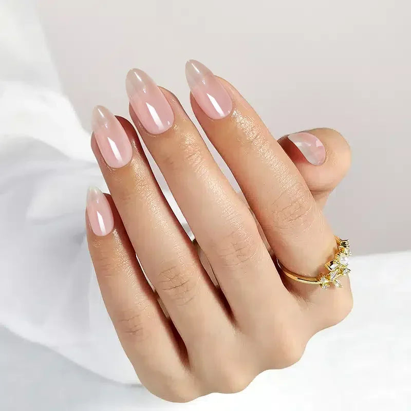 Mirror Glaze Almond Nails - Press On Nails
